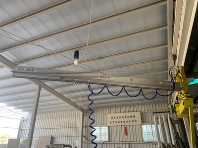Pneumatic Jib Crane with Vacuum Lifting System for Metal Sheets - ảnh 5