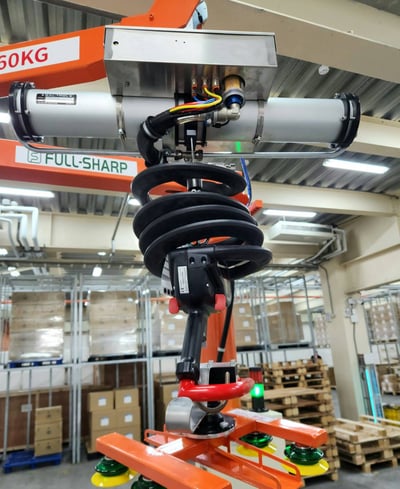 Cầu trục xoay khớp nối đế di động Lifts All hút thùng giấy - ảnh 2