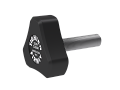 Black plastic adjustment knob