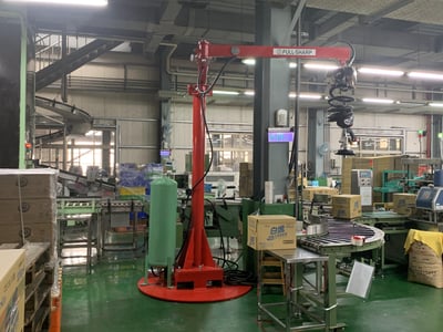 Cầu trục xoay khớp nối đế di động và Lifts All nâng thùng giấy - ảnh 9