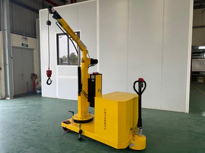Xe cẩu điện mini 500 kg thiết bị nâng hạ nhỏ gọn - ảnh 6