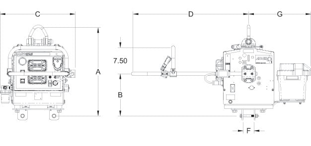 BAE1-GEN3 dimension drawing