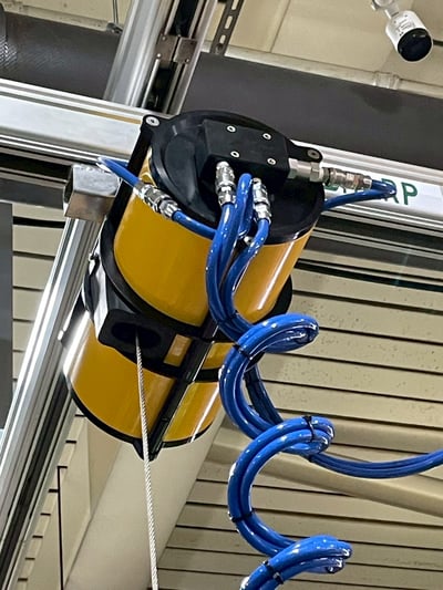 Thanh ray nhôm với air balancer ENDO và tool hút khí nén - ảnh 6