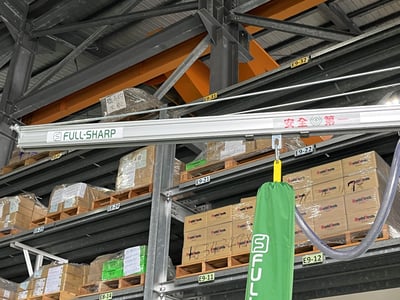 Cầu trục xoay ray nhôm đế di động hút chân không thùng giấy - ảnh 13