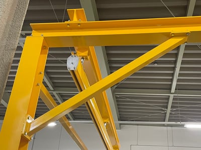 Bộ khung thanh ray 500 kg kết hợp palăng nâng hạ - ảnh 6