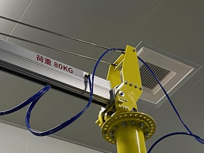Cầu trục xoay khí nén di động và tay cầm cảm ứng lực nạp máy CNC - ảnh 6