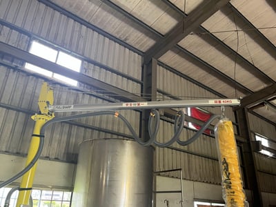 Cầu trục xoay ray nhôm đế di động, hút bao bằng thiết bị ANVER - ảnh 7