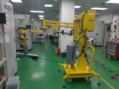 Tay nâng trợ lực di động nâng cuộn cáp nhà máy cáp quang - ảnh 8