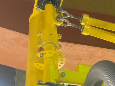 Cầu trục xoay treo thiết bị nâng chân không hút thùng giấy - ảnh 8
