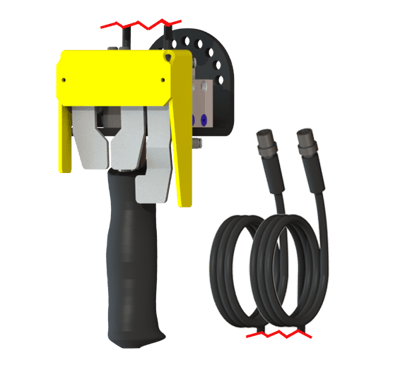 Tay cầm điều khiển khí nén - điện FDEPPA9640
