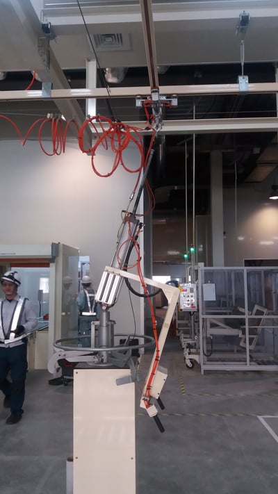 5T Ceiling-Mounted Steel Rail with Lifting Cylinder and Mechanical Gripper - ảnh 6