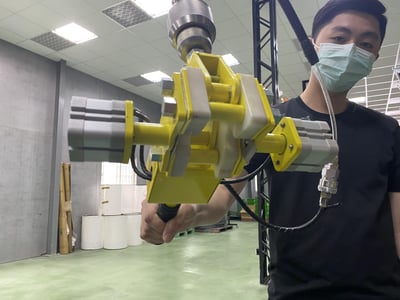 Cầu trục xoay ray nhôm, palang KITO kéo tay và nam châm gạt tay - ảnh 50