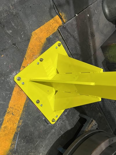 5T Rail Jib Crane with Black Bear 250 kg Electric Hoist - ảnh 15