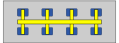 Crossarm and pad positions on 8-pad frame, diagram 1