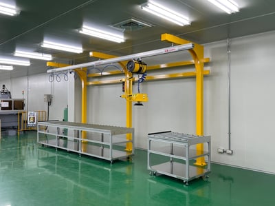 Khung thanh ray nhôm 200kg, air balancer ENDO và tool hút chân không - ảnh 8