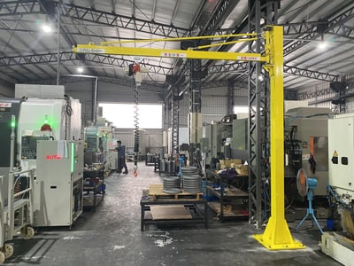 Cầu trục xoay treo pa lăng điện KITO dạng kéo tay - ảnh 12