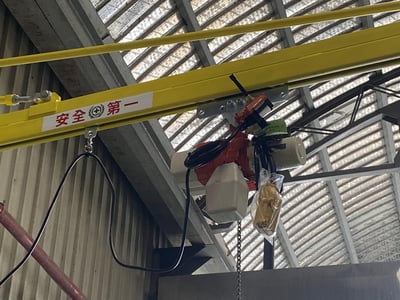 Suspended Jib Crane with Electric Hoist and Plastic Tray Hook - ảnh 21