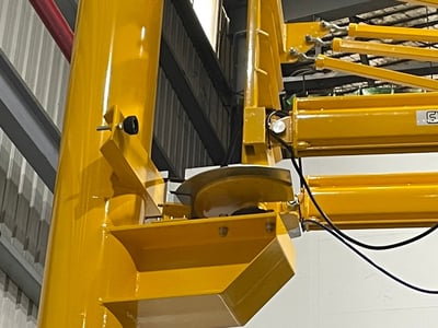 Cầu trục xoay 1 tấn palang treo mặt hút chân không tấm kính - ảnh 21