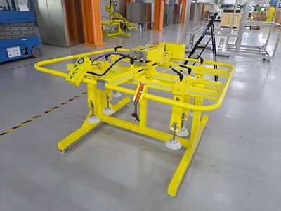 Thanh ray 500 kg palang KITO hút chân không lật gỗ 90 độ - ảnh 5