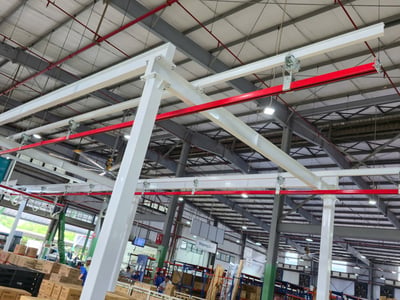 Thanh ray 5T và thiết bị nâng chân không hút thùng giấy 200 kg - ảnh 7
