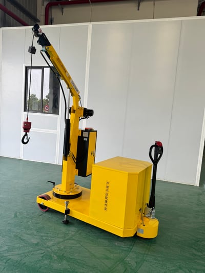 Xe cẩu điện mini 500 kg thiết bị nâng hạ nhỏ gọn - ảnh 2