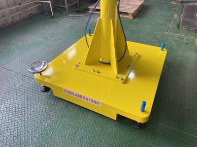 Cầu trục xoay khí nén đế di động và tool kẹp bao đa năng - ảnh 15