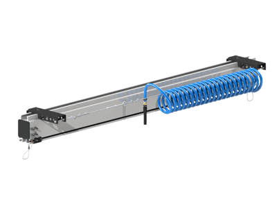 Bộ quản lý ống xoắn cho ray chạy MRMS4308