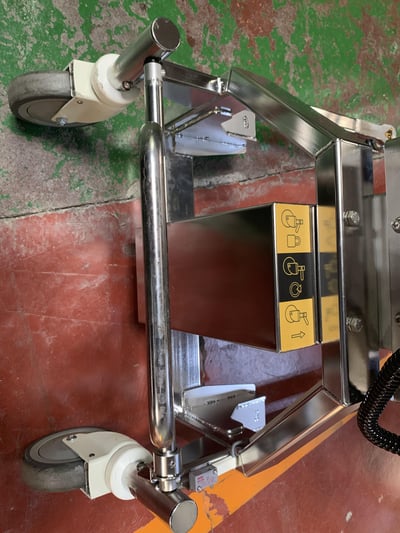 Xe nâng điện inox thông minh có tay cần xoay - ảnh 16