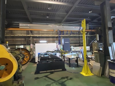 Overhead Pneumatic Jib Crane with Vacuum Pad for Steel Sheets - ảnh 14