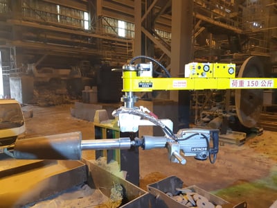 Column-Mounted Pneumatic Manipulator for Hitachi Drill Support - ảnh 4