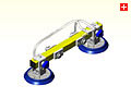 ANVER PA80-2-XX-3 vacuum lifting pad attachment