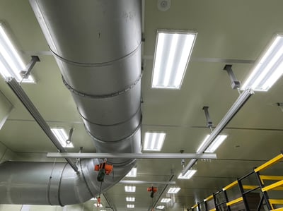 Thanh ray nhôm treo trần, treo pa lăng điện cho nhà xưởng - ảnh 38