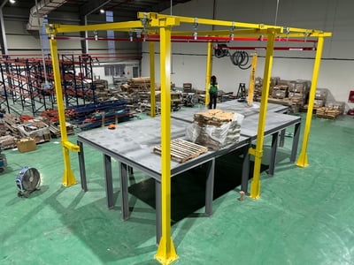 Bộ khung thanh ray thép 200 kg và ống hút chân không ANVER - ảnh 9