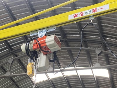 Suspended Jib Crane with Electric Hoist and Plastic Tray Hook - ảnh 18