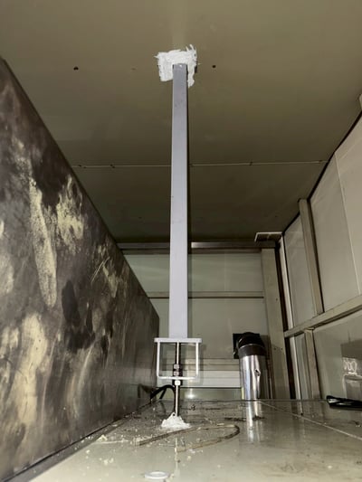 Thanh ray nhôm treo trần với air balancer FullSharp 100 kg - ảnh 10