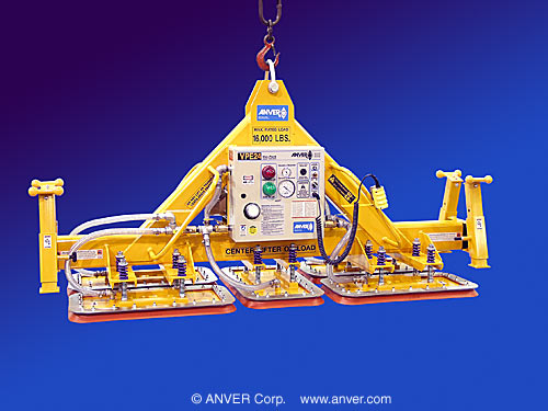 ANVER E1600M5-96FX-SI five pad custom electric powered lifter with silicone sealing rings