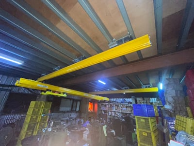 Thanh ray treo trần và pa lăng điện tải trọng 500 kg - ảnh 12