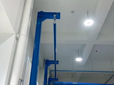 Bộ khung thanh ray 500 kg treo ANVER hút tấm - ảnh 3
