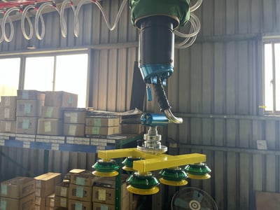Thanh ray 5T tải 200 kg treo thiết bị nâng chân không hút thùng - ảnh 9