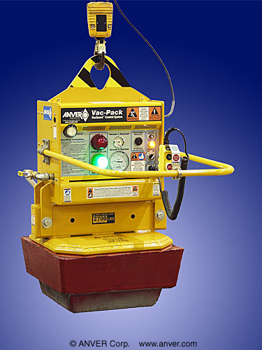 ANVER VPE3-S with FPS230230G-F3SP: lifting & handling lead sows up to 2700 lbs (1225 kg)