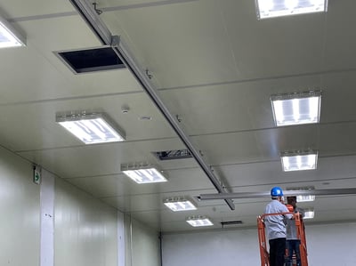 Thanh ray nhôm treo trần, treo pa lăng điện cho nhà xưởng - ảnh 36
