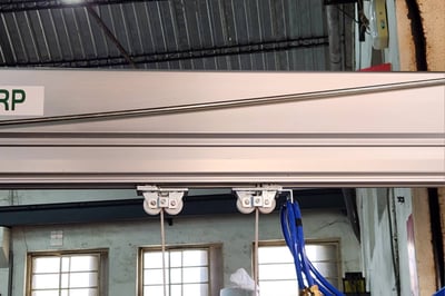Cầu trục xoay khí nén 80 kg với tool nâng khay nhựa - ảnh 6