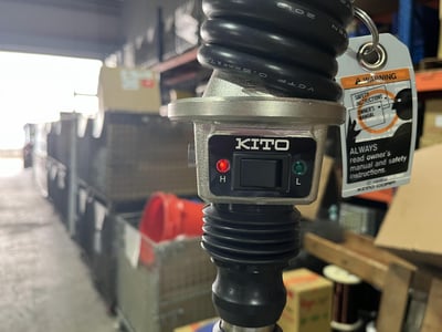 Aluminum Rail Jib Crane with KITO Manual Chain Hoist - ảnh 6