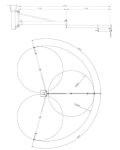 FlexiCrane 3m - góc nhìn 3