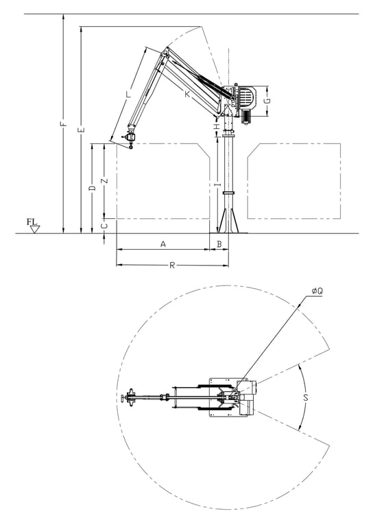 Servo Electric Manipulator FS-BS / FS-ES – Floor-mounted type