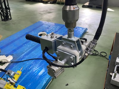 Cầu trục xoay ray nhôm, palang KITO kéo tay và nam châm gạt tay - ảnh 28