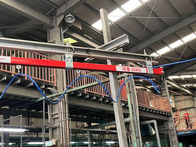 5T Overhead Rail with ENDO Pneumatic Hoist for Flammable Zones - ảnh 10