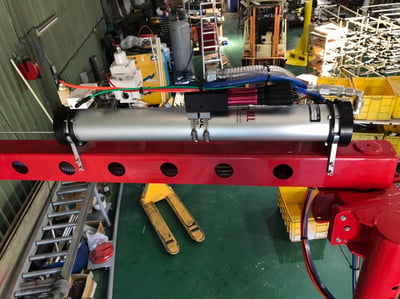 Lifts All Articulating Jib Crane on Round Mobile Base with Vacuum Lifter for Cartons - ảnh 6