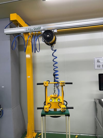 Khung thanh ray nhôm 200kg, air balancer ENDO và tool hút chân không - ảnh 29