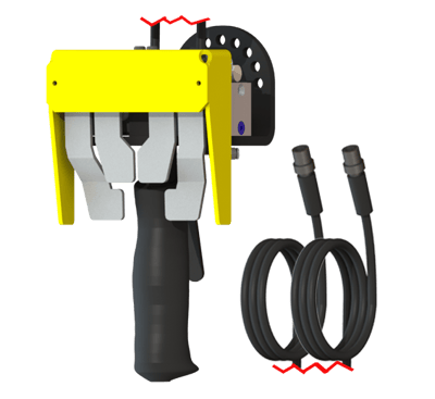 Tay cầm điều khiển điện có cò bấm khí nén FDEPPTA9464